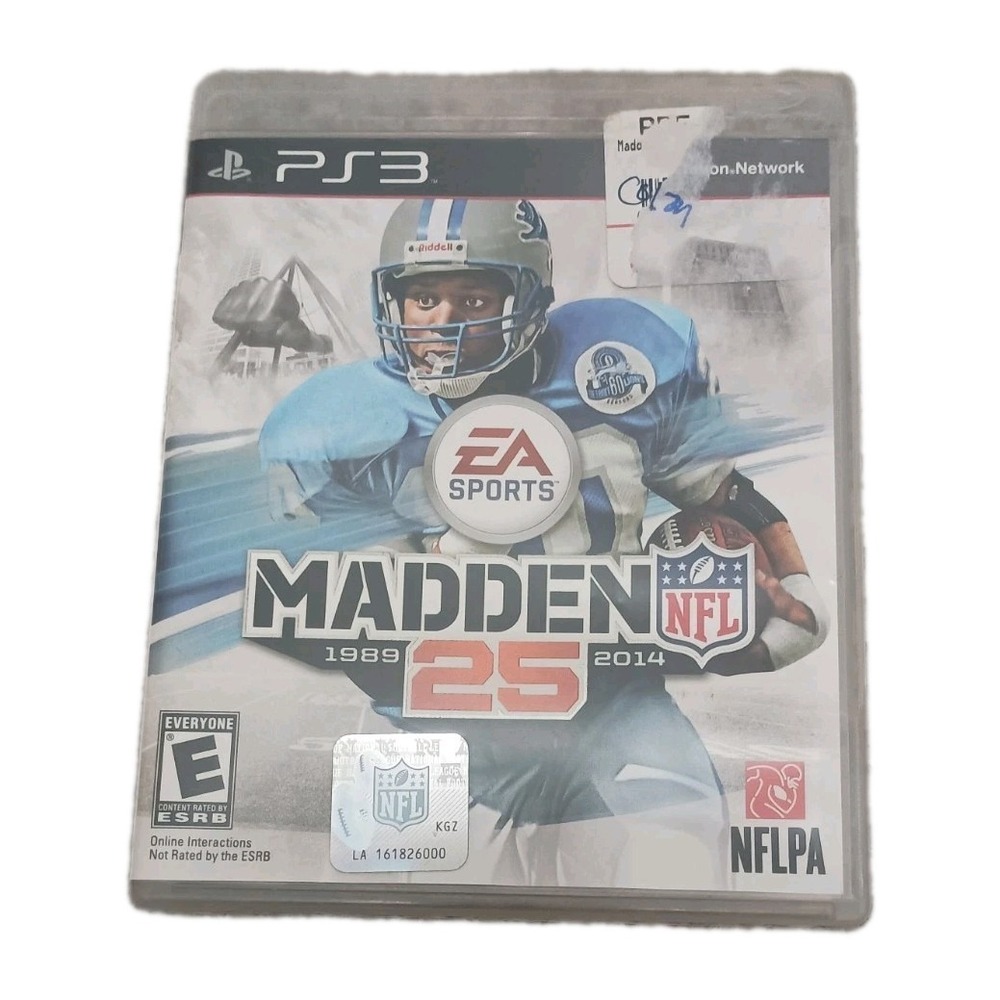 Madden NFL 25 Sony PlayStation 3 PS3 2013 EA Sports BLUS-31178 CIB Manual